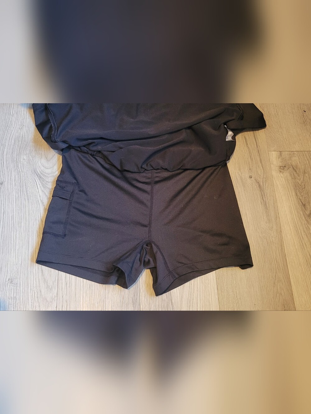 New Balance Lightning Dry Black Athletic Skorts (Skirt + Built-in Short), Medium - Picture 7 of 16